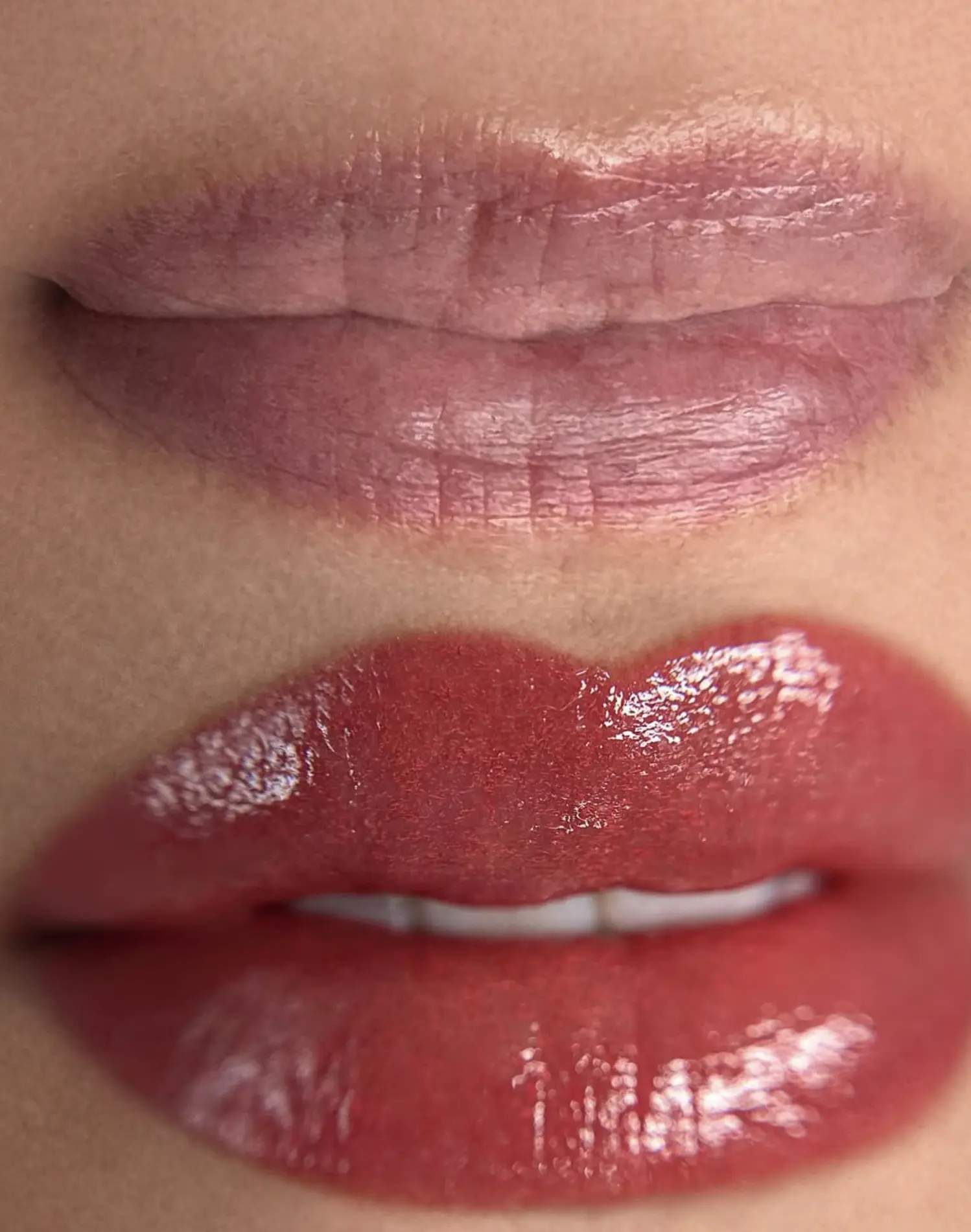 Natural lip colour tattoo Brisbane